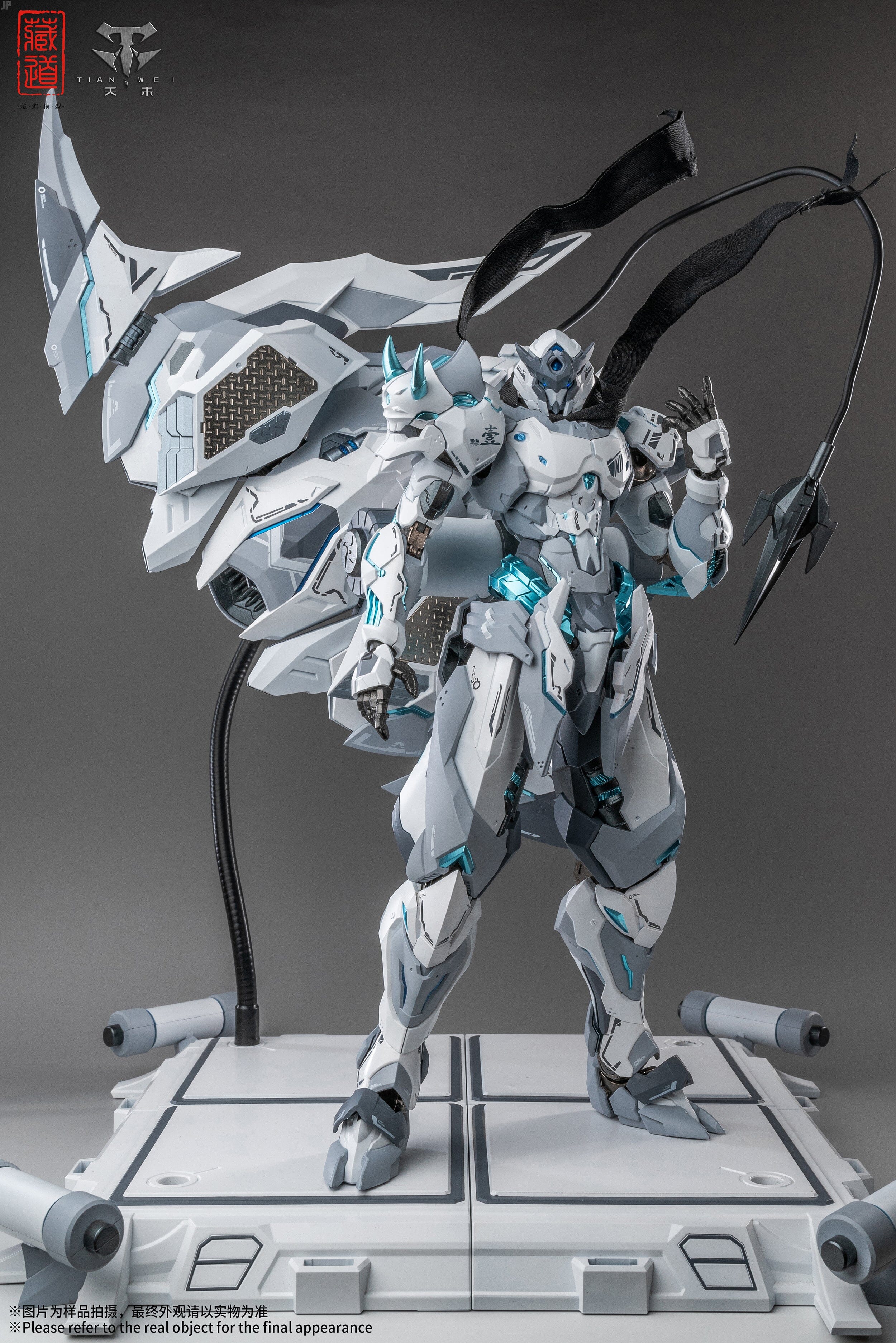 CangDao CD-07W Hurricane Ninja Zhan Ming (White Ghost Ver.) Action Figure - Image 4