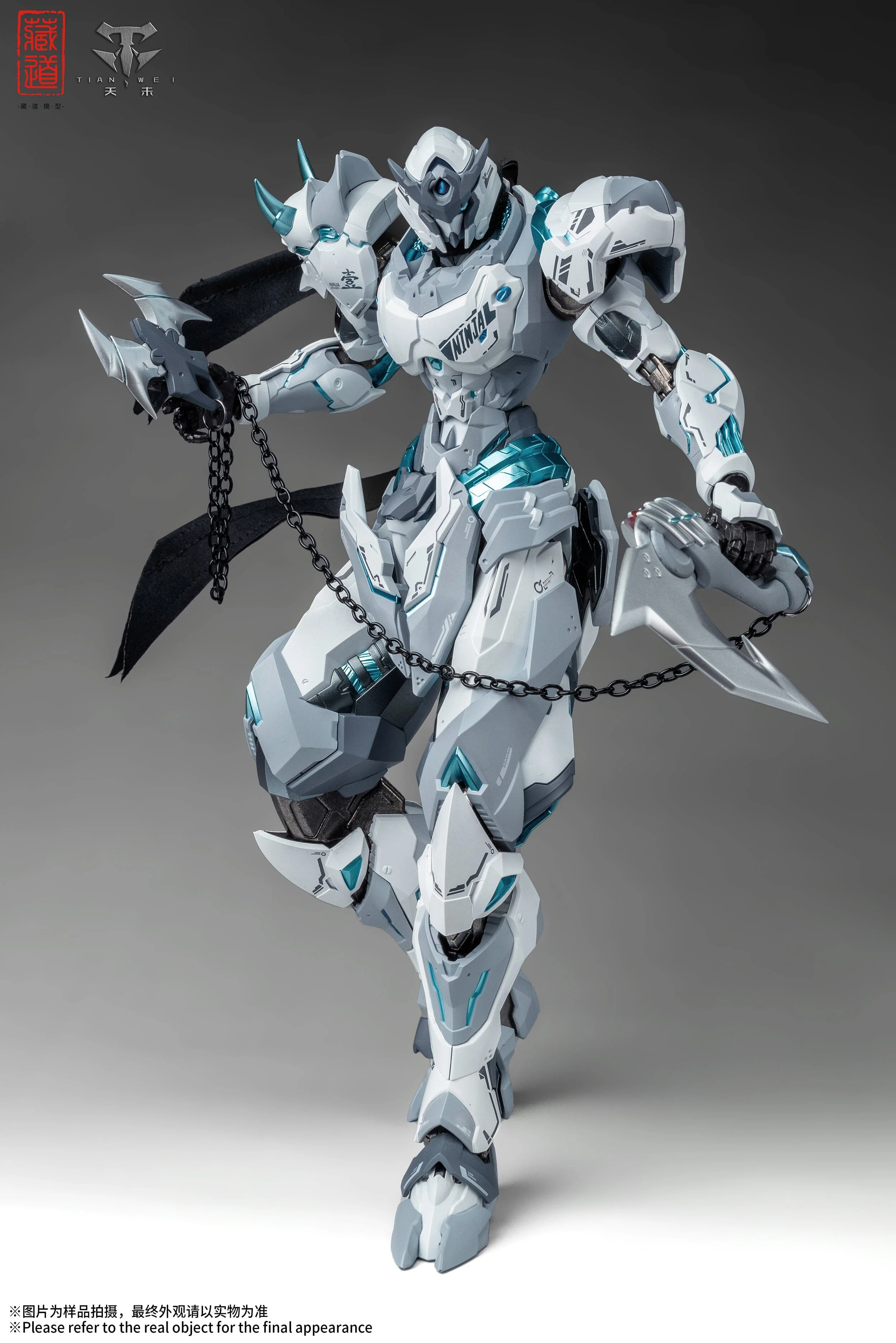 CangDao CD-07W Hurricane Ninja Zhan Ming (White Ghost Ver.) Action Figure - Image 6