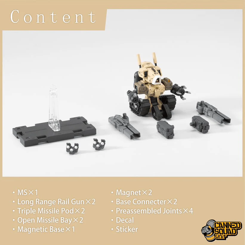 Baichuan Model CSU001 Canned Squad Series MVN-04A Chariot General Model Kit - Image 2
