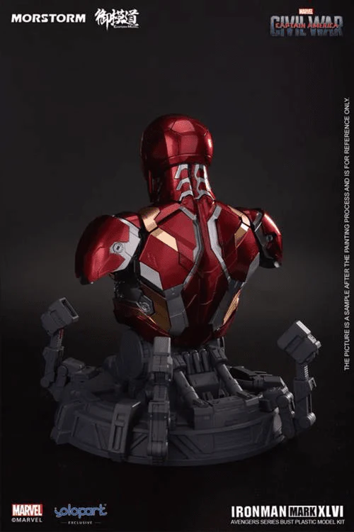 Captain America: Civil War Iron Man Mark 46 Bust Model Kit - Image 5