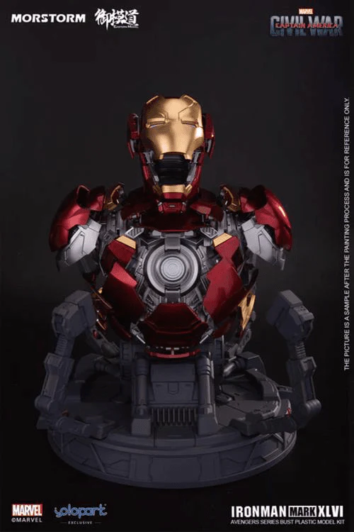 Captain America: Civil War Iron Man Mark 46 Bust Model Kit - Image 6