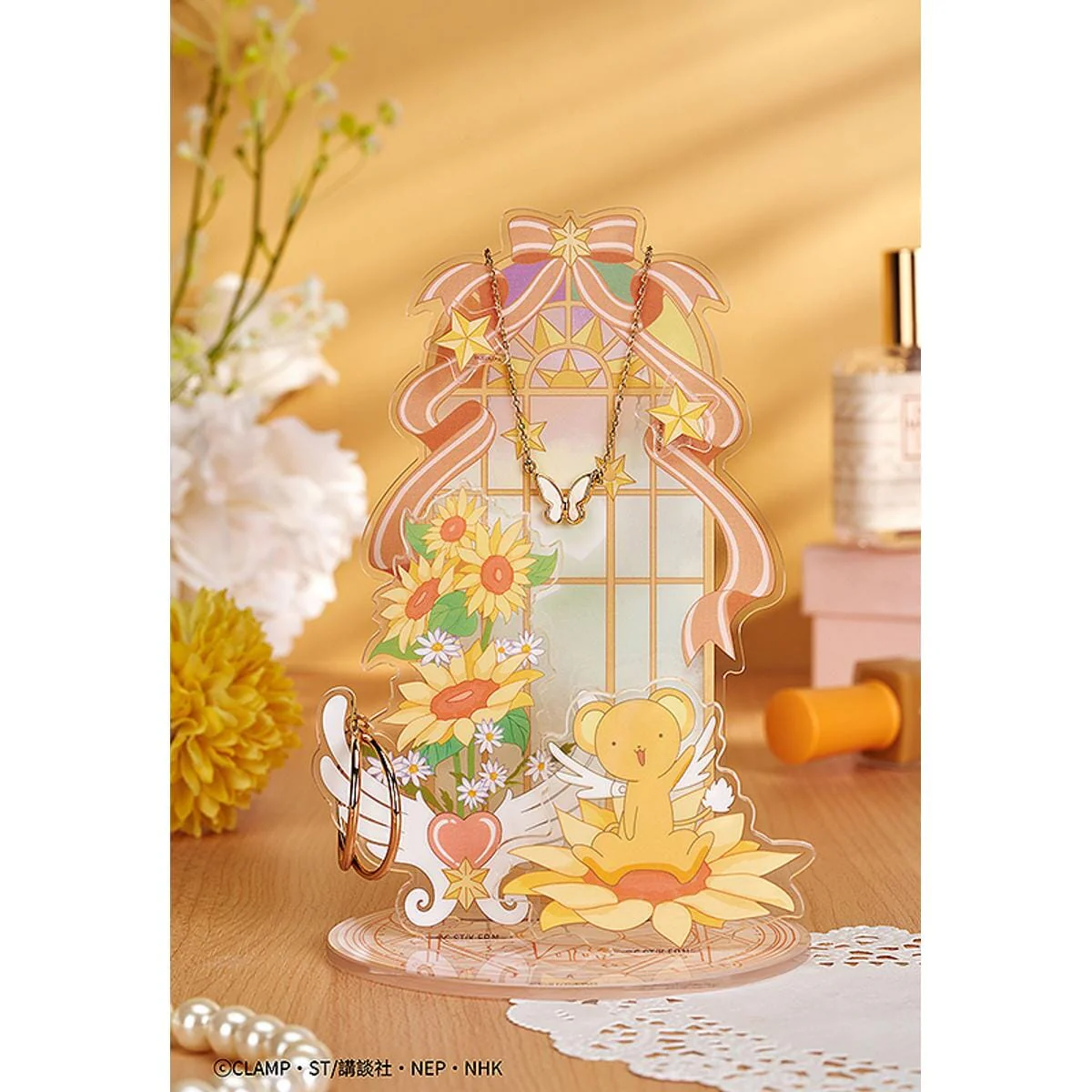 Cardcaptor Sakura Clear Card Kero-chan Acrylic Jewelry Stand - Image 5