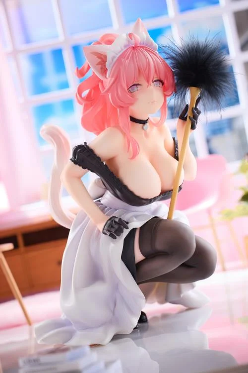 Cat's Thought Maid Cat Mo-chan 1/4 Scale Figure - Image 2