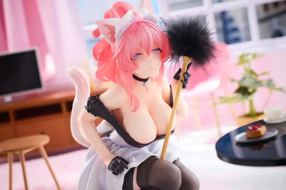 Cat's Thought Maid Cat Mo-chan 1/4 Scale Figure - Image 3