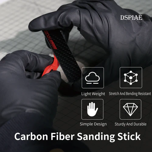 DSPIAE CB-S Carbon Fiber Polishing Board Flat Angle Set - Image 3