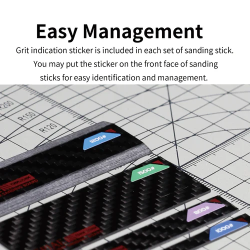 DSPIAE CB-S Carbon Fiber Polishing Board Flat Angle Set - Image 4