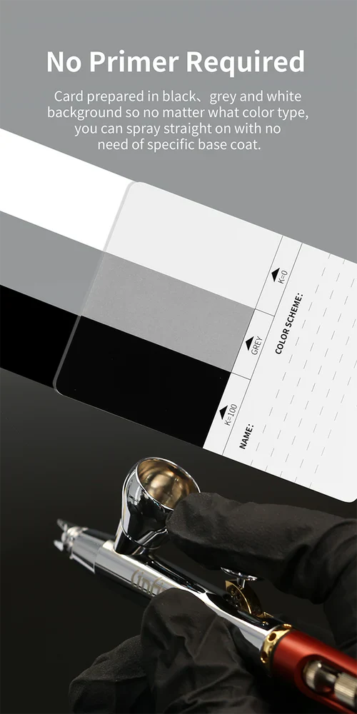 DSPIAE CC-01 Model Paint Color Test Card - Image 3