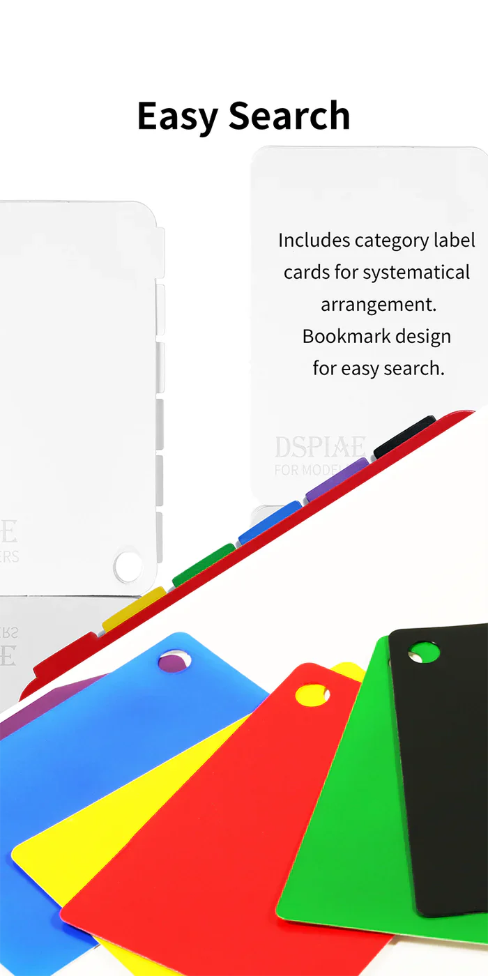 DSPIAE CC-01 Model Paint Color Test Card - Image 5