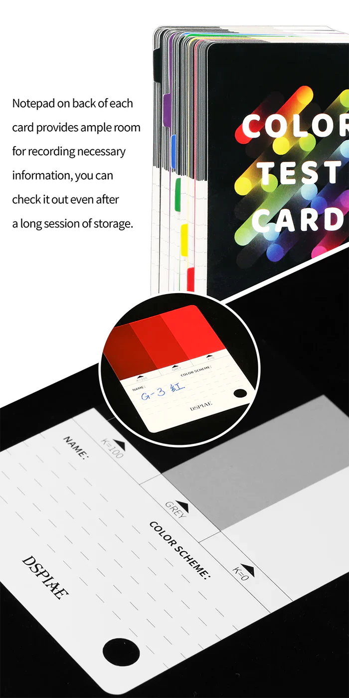 DSPIAE CC-01 Model Paint Color Test Card - Image 6