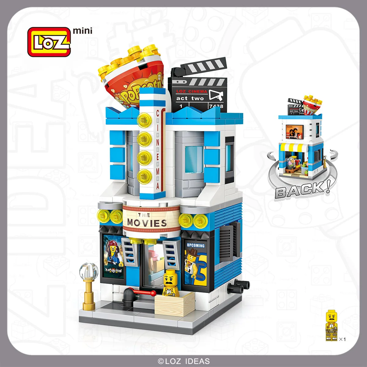 LOZ Mini Street 1635 Cinema - Image 3