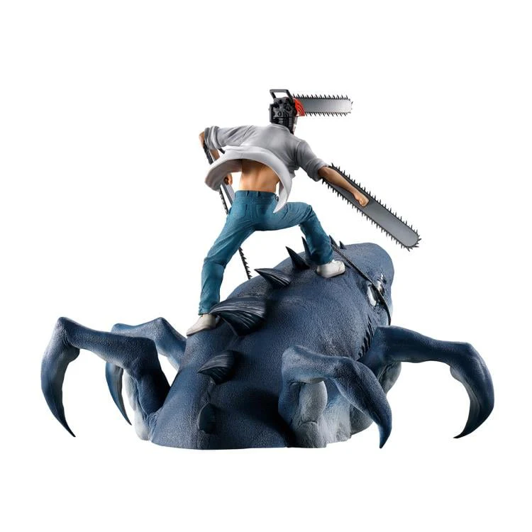 Chainsaw Man Ichibansho Mega Impact Chainsaw Man & Beam Figure - Image 4