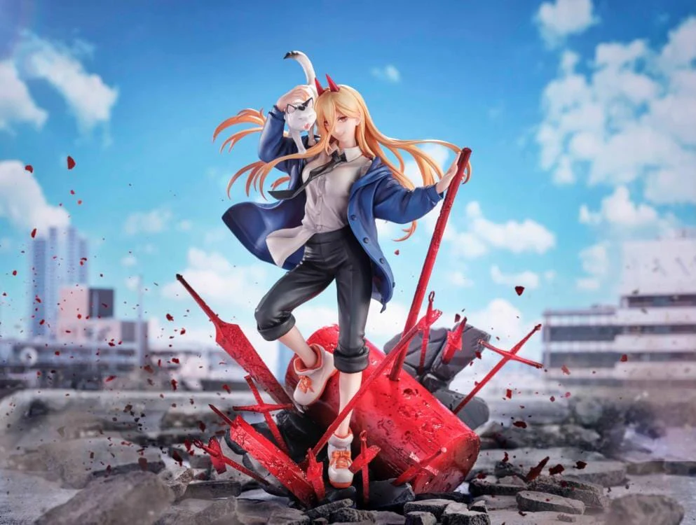 Chainsaw Man S-Fire Power & Meowy 1/7 Scale Figure - Image 2
