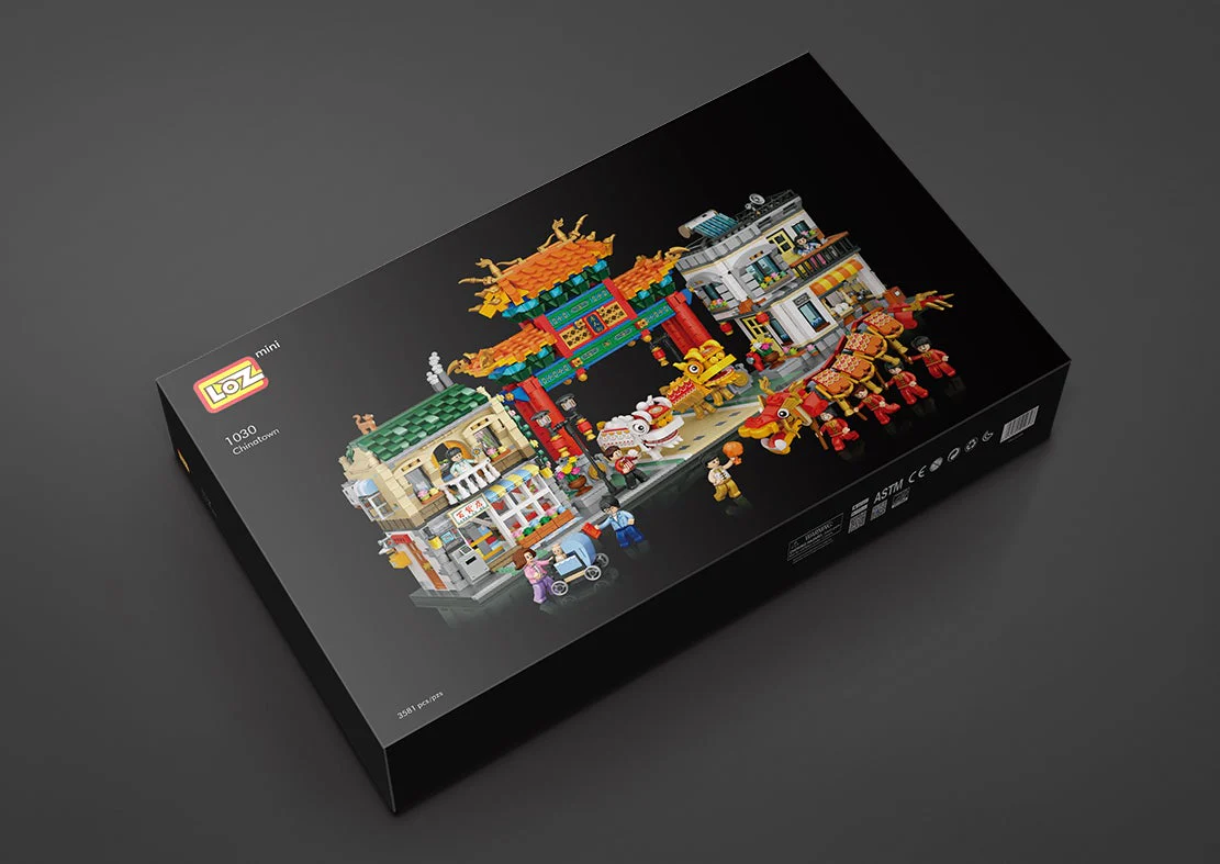 LOZ Mini Blocks 1030 Chinatown - Image 2