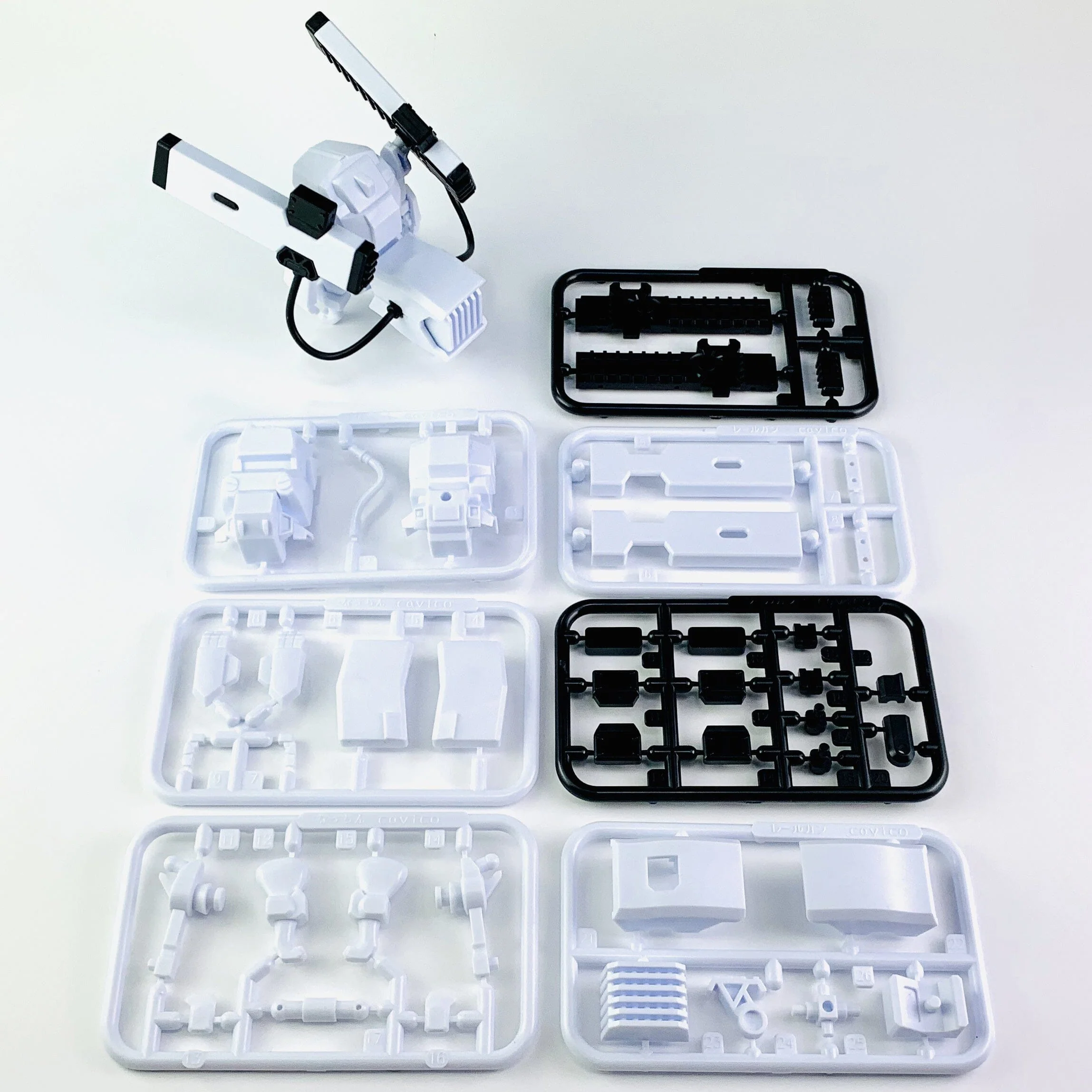 Choi-Pla 1/72 No.008 JGSDF Type 07 Tank Nacchin + Railgun Pure White - Image 10