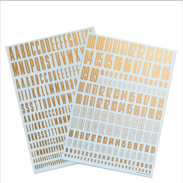 CND Decal Number Gold(1pc) - Image 3