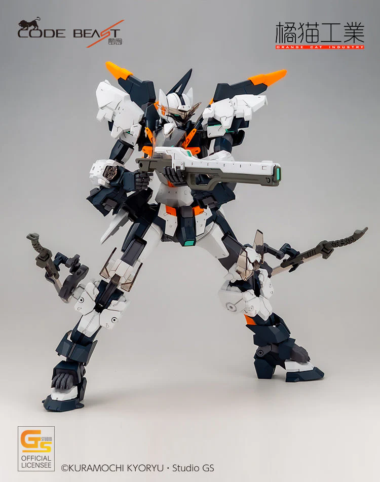 Code Beast Series Hundred Edge Arma Ver 1/100 Scale Model Kit - Image 4
