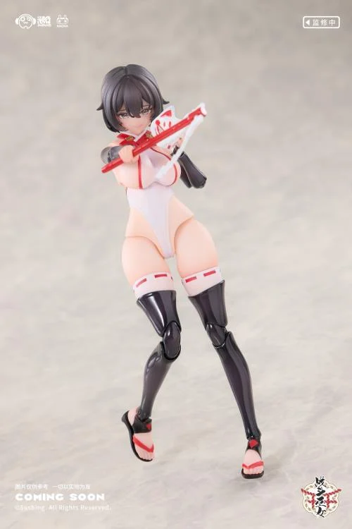 Combat Priestess Kikyou Uefuji 1/12 Scale Action Figure (With Bonus) - Image 12