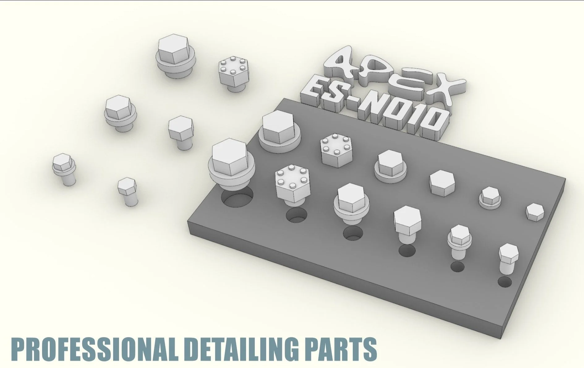 Apex Detailing Parts DP-N010 Detail minus mold 4