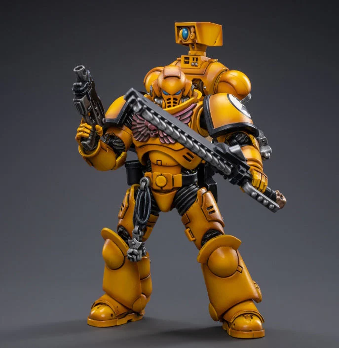 Warhammer 40K Imperial Fists Intercessors Brother Marine 1/18 Scale Figure - Image 2