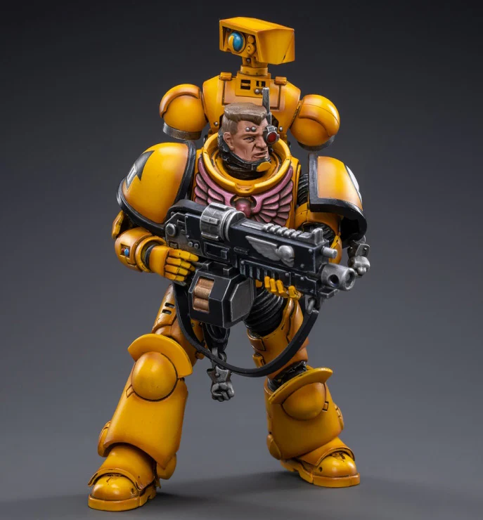 Warhammer 40K Imperial Fists Intercessors Brother Marine 1/18 Scale Figure - Image 5