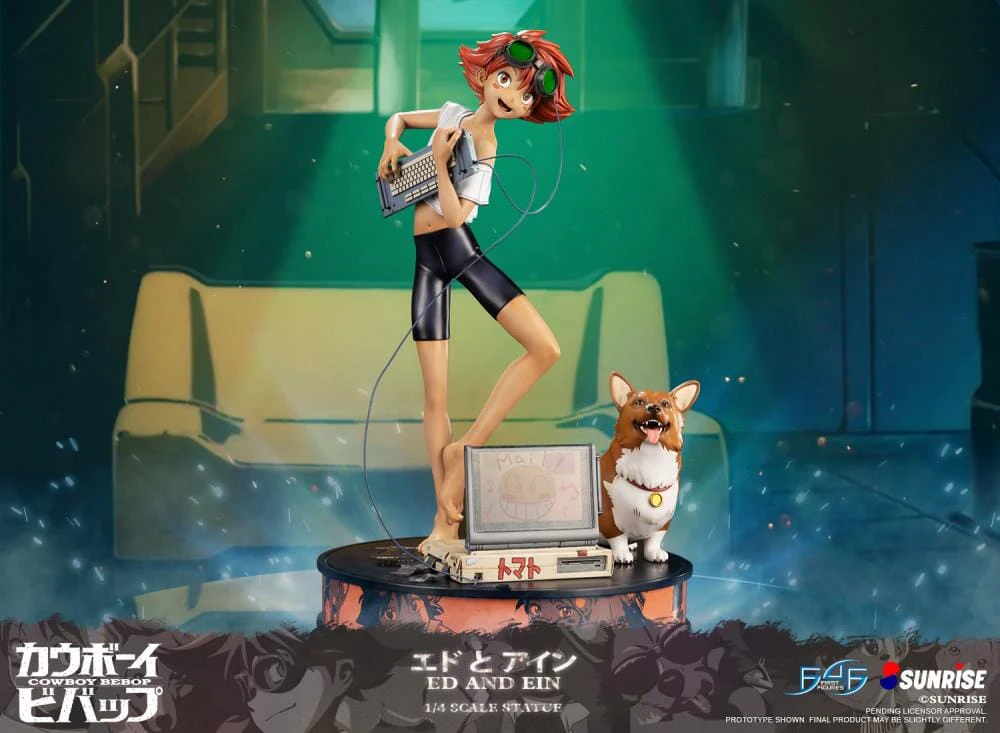 Cowboy Bebop Ed and Ein 1/4 Scale Statue - Image 10