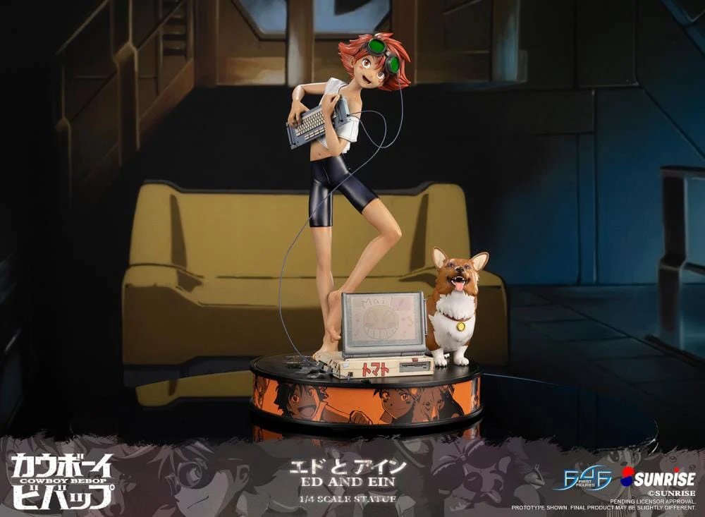 Cowboy Bebop Ed and Ein 1/4 Scale Statue - Image 11