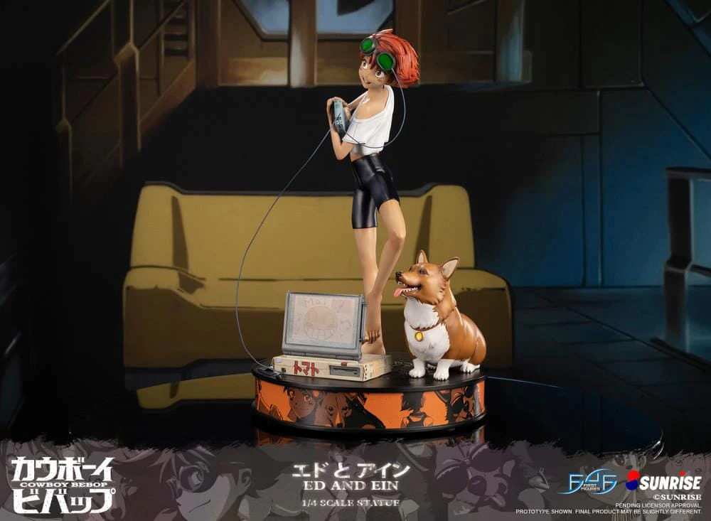 Cowboy Bebop Ed and Ein 1/4 Scale Statue - Image 12