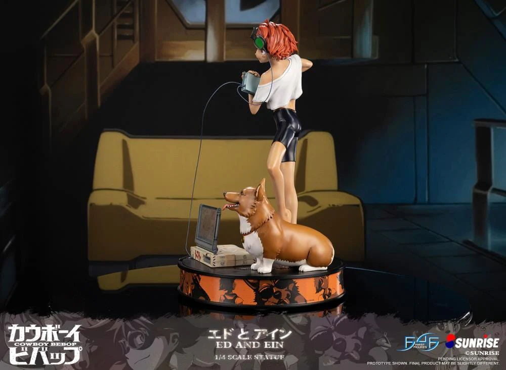 Cowboy Bebop Ed and Ein 1/4 Scale Statue - Image 13