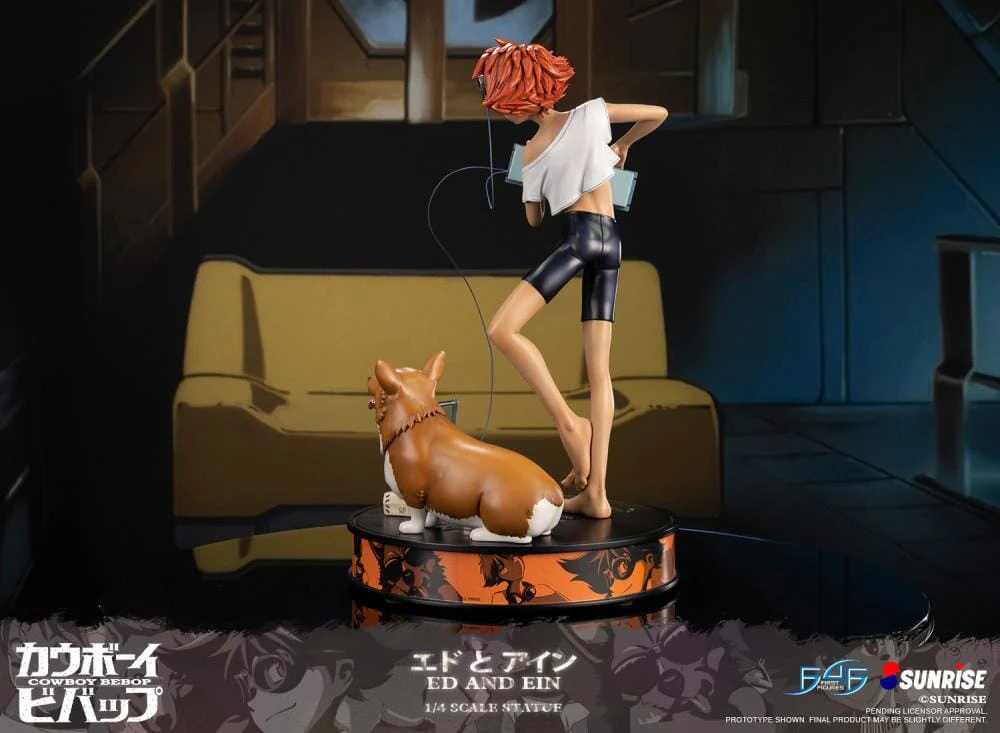 Cowboy Bebop Ed and Ein 1/4 Scale Statue - Image 14