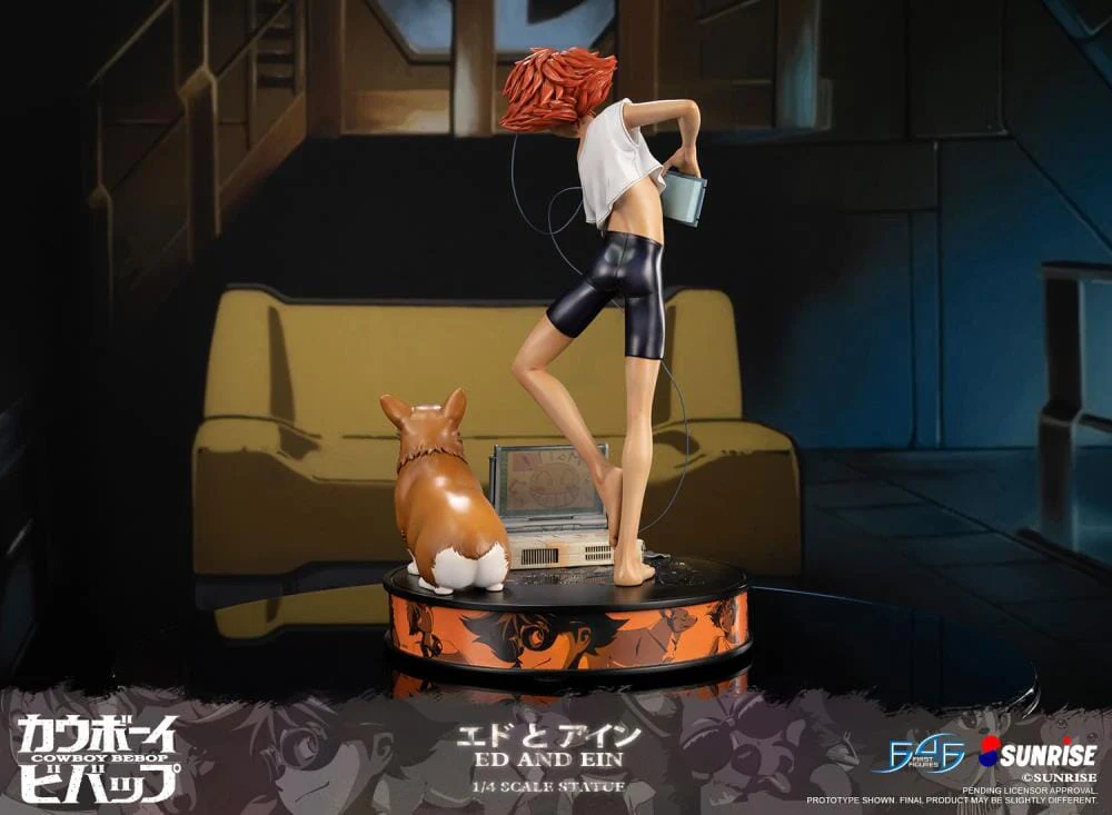Cowboy Bebop Ed and Ein 1/4 Scale Statue - Image 15