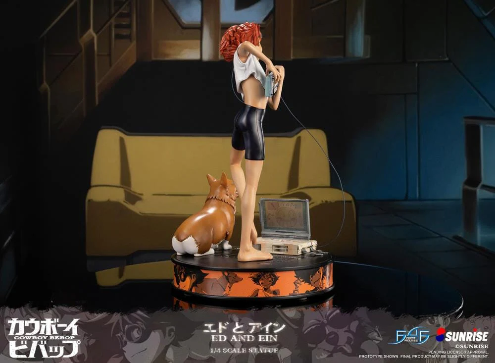 Cowboy Bebop Ed and Ein 1/4 Scale Statue - Image 16