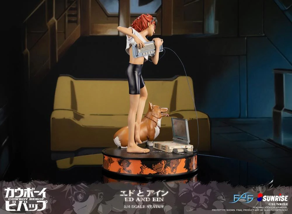 Cowboy Bebop Ed and Ein 1/4 Scale Statue - Image 17