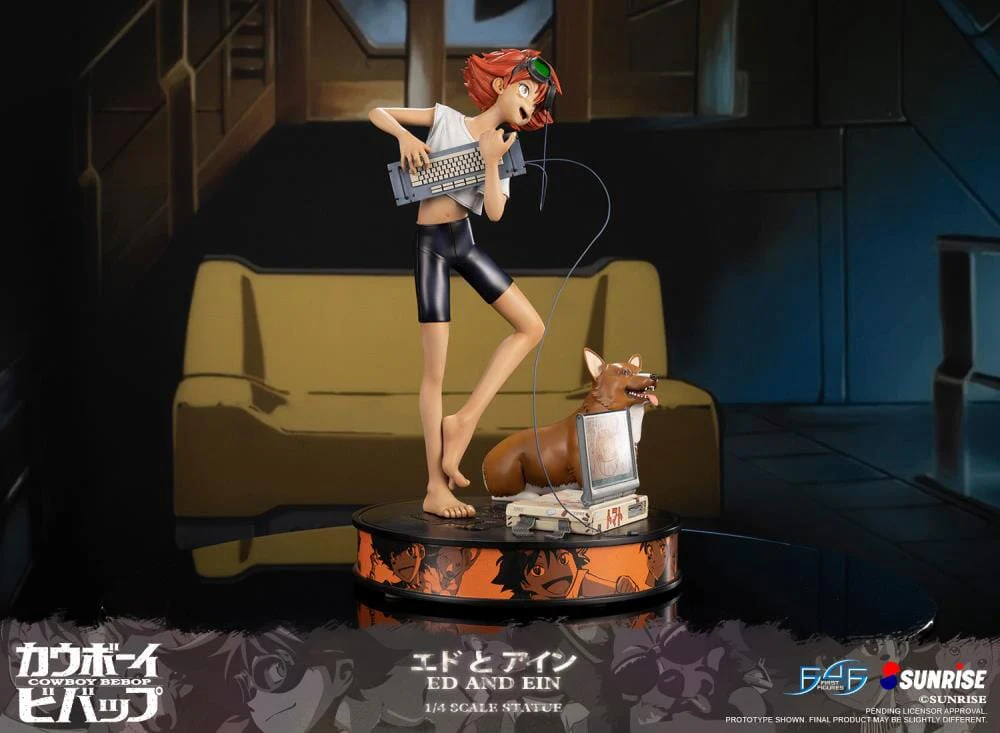 Cowboy Bebop Ed and Ein 1/4 Scale Statue - Image 18