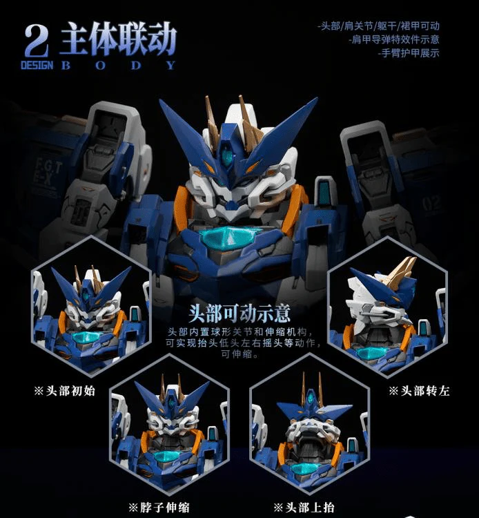 Crystal Envoy No. 2 Mecha Wolf Warrior (Mega Mode) 1/72 Scale Figure - Image 20