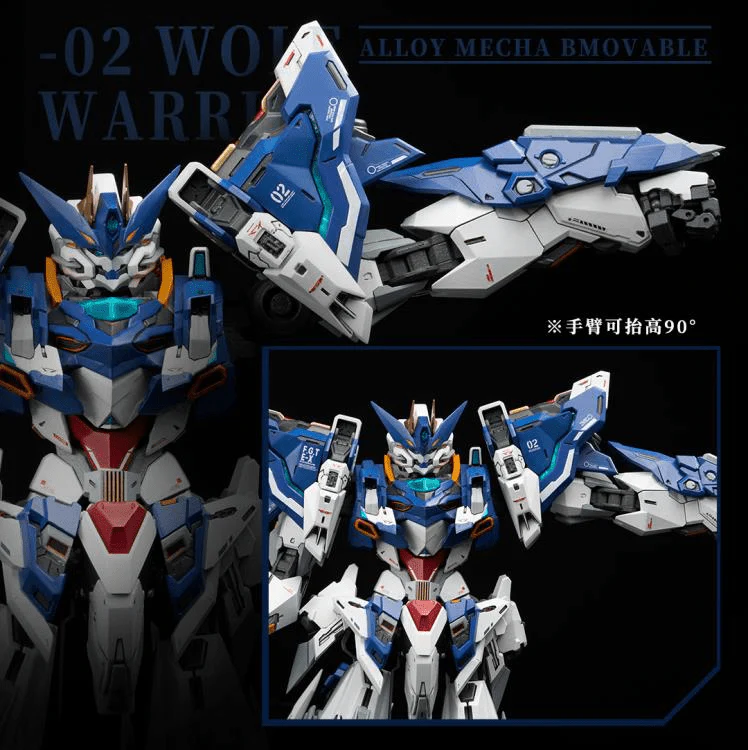 Crystal Envoy No. 2 Mecha Wolf Warrior (Mega Mode) 1/72 Scale Figure - Image 23