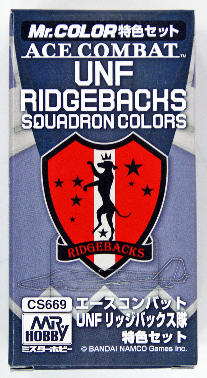 CS669 Mr Color Ace Combat UNF Ridgebacks Squadron Colors Set