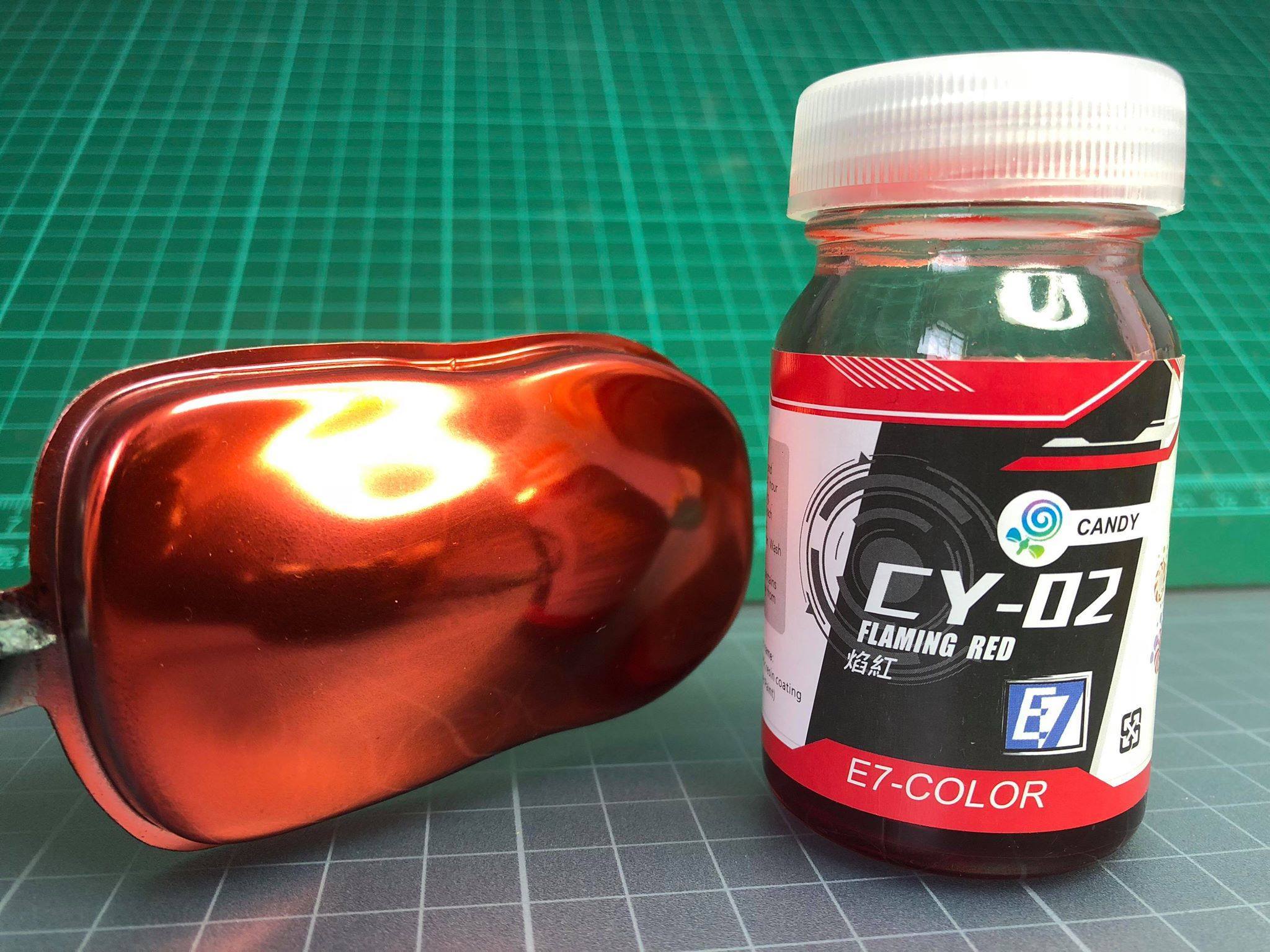 Cy-02 Flame Red (with a little orange red) 50ML - Image 2