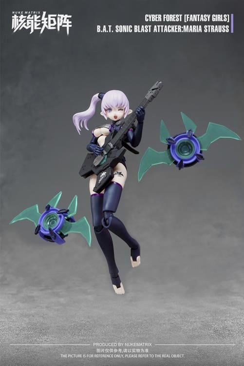 Cyber Forest Fantasy Girls B.A.T. Sonic Blast Attacker Maria Strauss 1/12 Scale Model Kit - Image 11