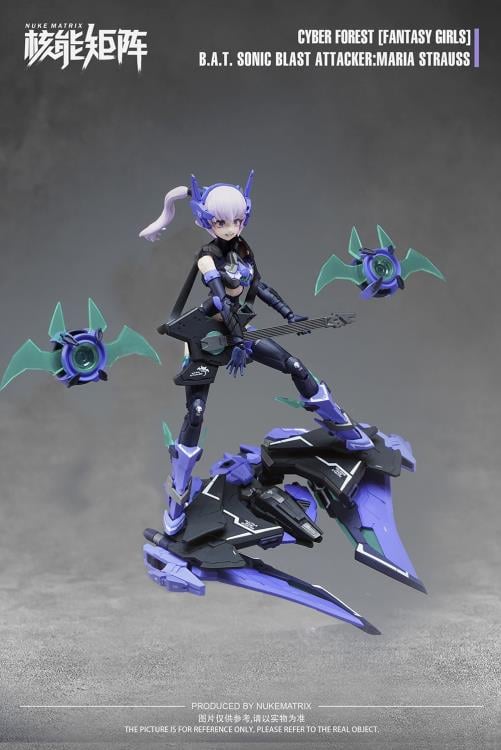Cyber Forest Fantasy Girls B.A.T. Sonic Blast Attacker Maria Strauss 1/12 Scale Model Kit - Image 12