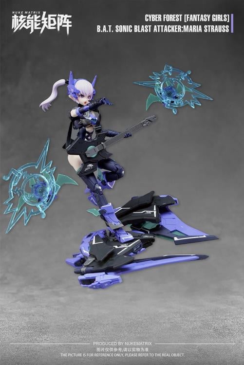 Cyber Forest Fantasy Girls B.A.T. Sonic Blast Attacker Maria Strauss 1/12 Scale Model Kit - Image 13