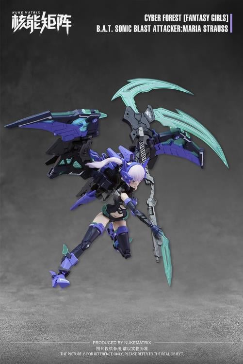 Cyber Forest Fantasy Girls B.A.T. Sonic Blast Attacker Maria Strauss 1/12 Scale Model Kit - Image 3