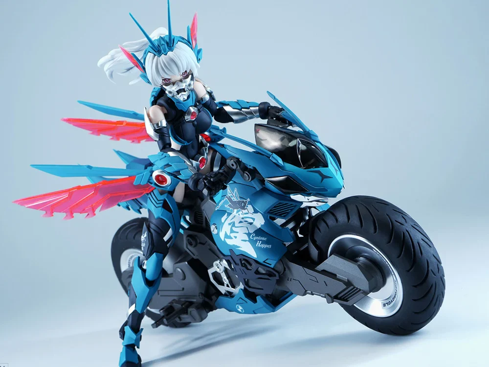 Cyber Forest Fantasy Girls Cyclone Hopper Yip Fung Sim 1/12 Scale Model Kit (With Bonus)