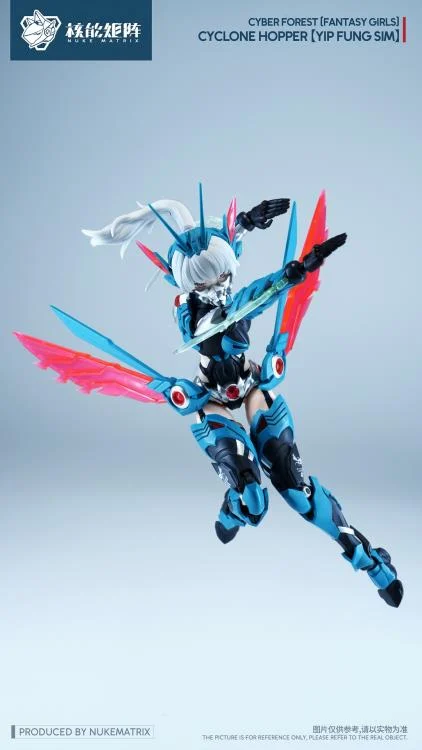 Cyber Forest Fantasy Girls Cyclone Hopper Yip Fung Sim 1/12 Scale Model Kit (With Bonus) - Image 10