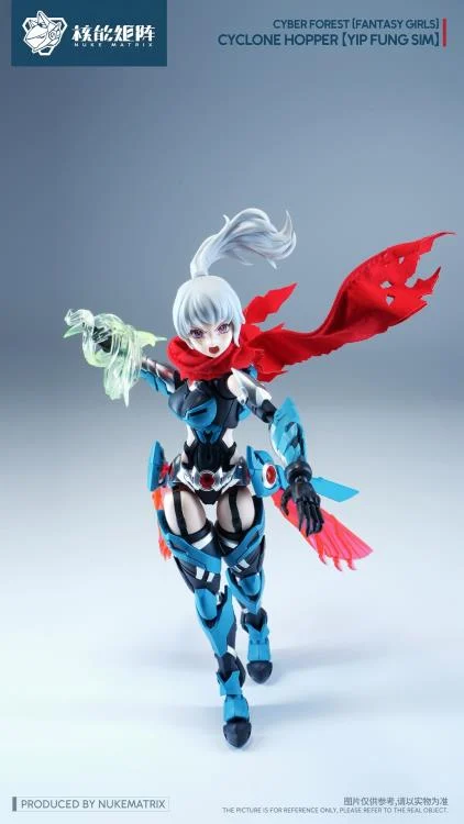 Cyber Forest Fantasy Girls Cyclone Hopper Yip Fung Sim 1/12 Scale Model Kit (With Bonus) - Image 8