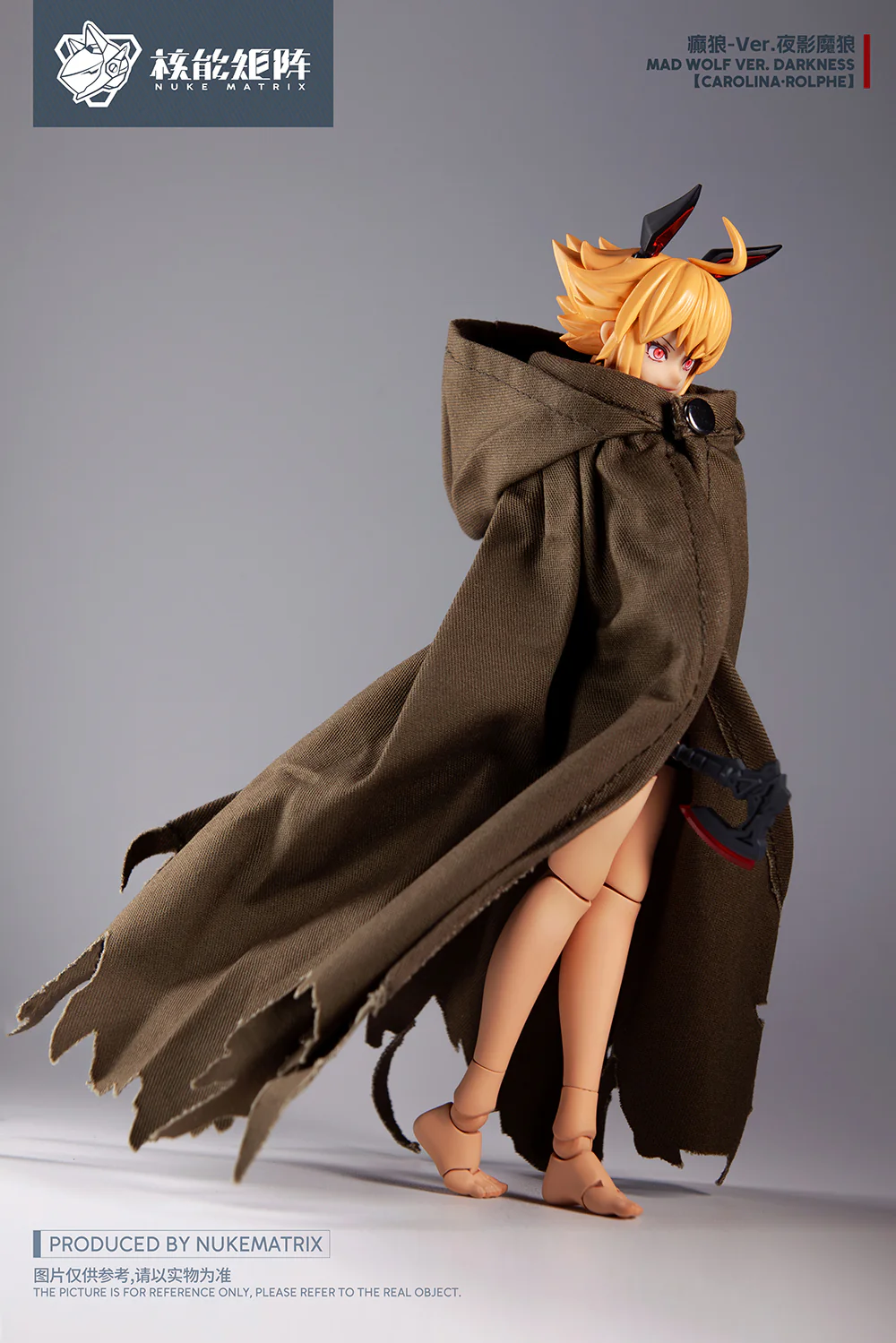 Cyber Forest Fantasy Girls Mad Wolf Ver. Darkness Carolina-Rolphe 1/12 Scale Model Kit - Image 18
