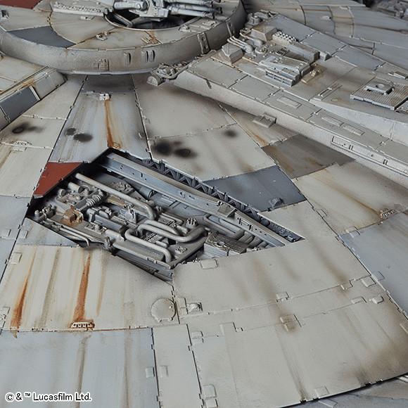 Damaged box BANDAI STAR WARS KIT PG 1/72 MILLENNIUM FALCON - Image 13