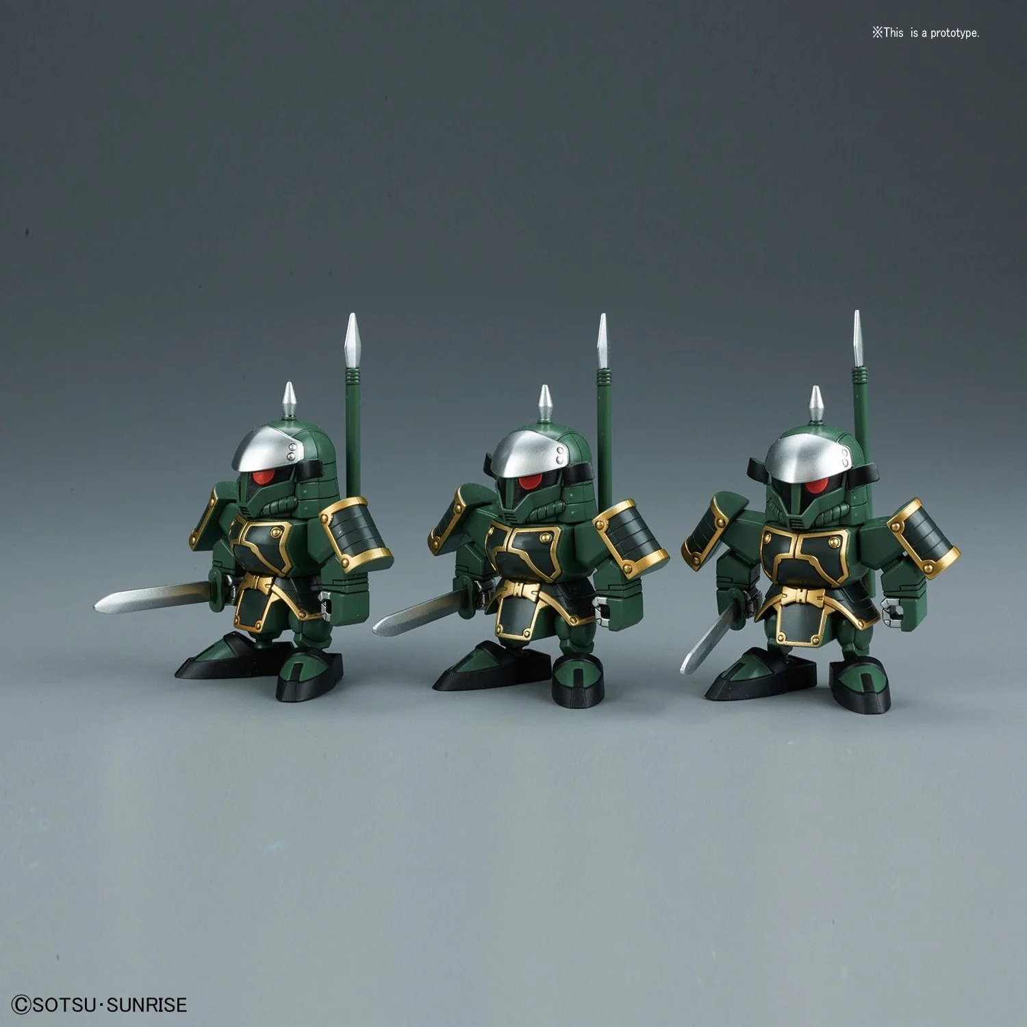 Damaged box BB407 DongZhuo Zaku & BuDuiBing (DongZhuo Forces) "BB Senshi Sangokuden", Bandai SD - Image 3