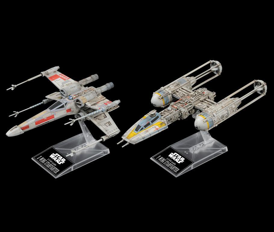 Damaged box X-Wing & Y-Wing Starfighter "Star Wars", Bandai Star Wars 1/144 - Image 4