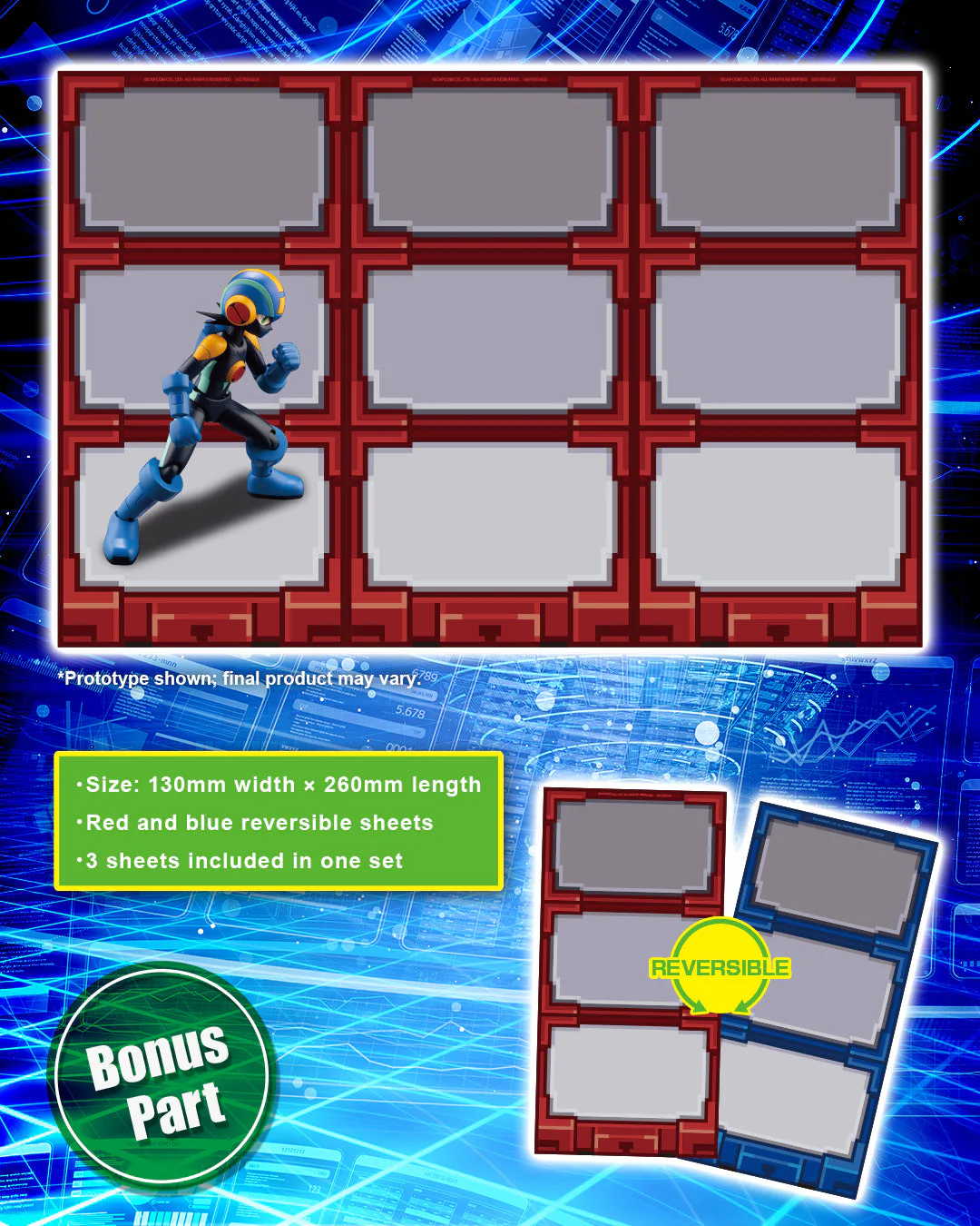 Mega Man Battle Network Dark MegaMan.EXE 1/12 Scale Model Kit - Image 3
