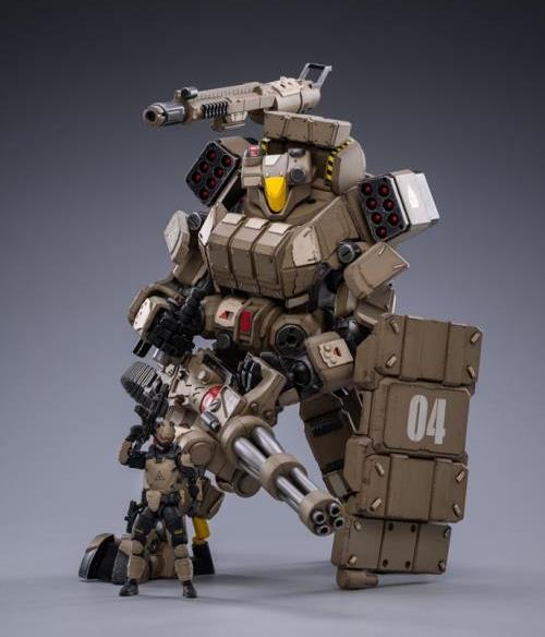 Dark Source Iron Wrecker 04 Heavy Firepower 1/25 Scale Mecha Figure Set - Image 4